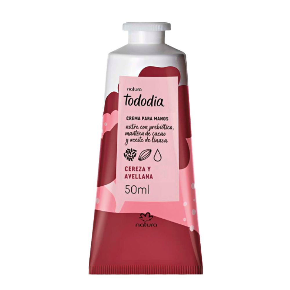 Crema de Manos Nutritiva Cereza y Avellana
