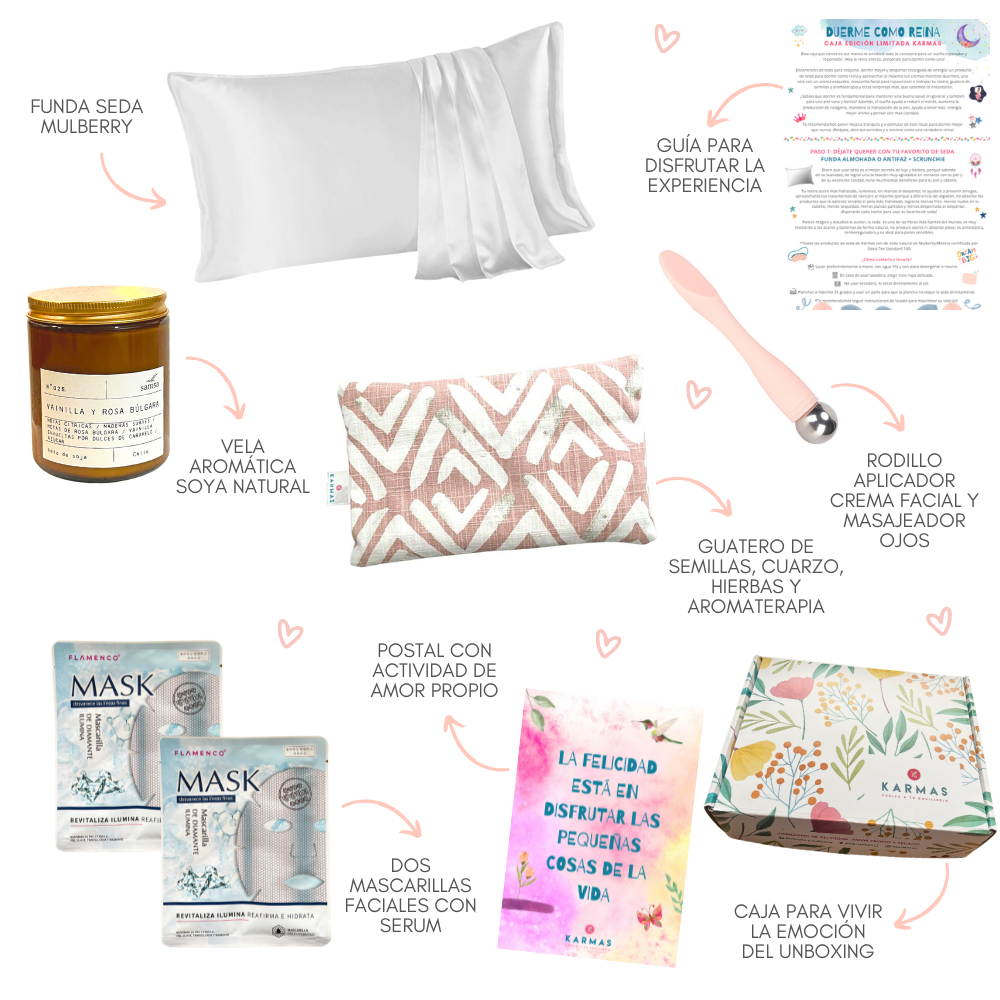 Caja Duerme como Reina en seda (+ de $70.000 en productos)