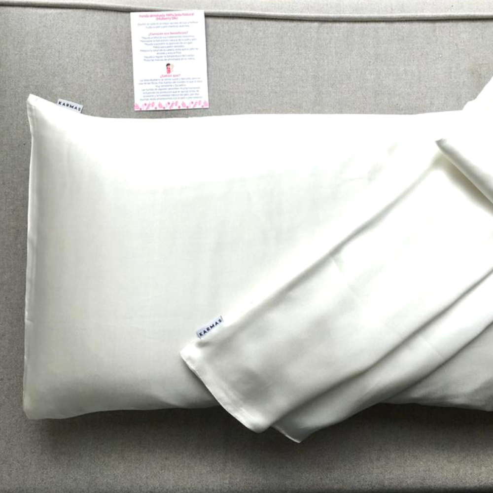 Funda de Almohada doble cara Seda Mulberry King