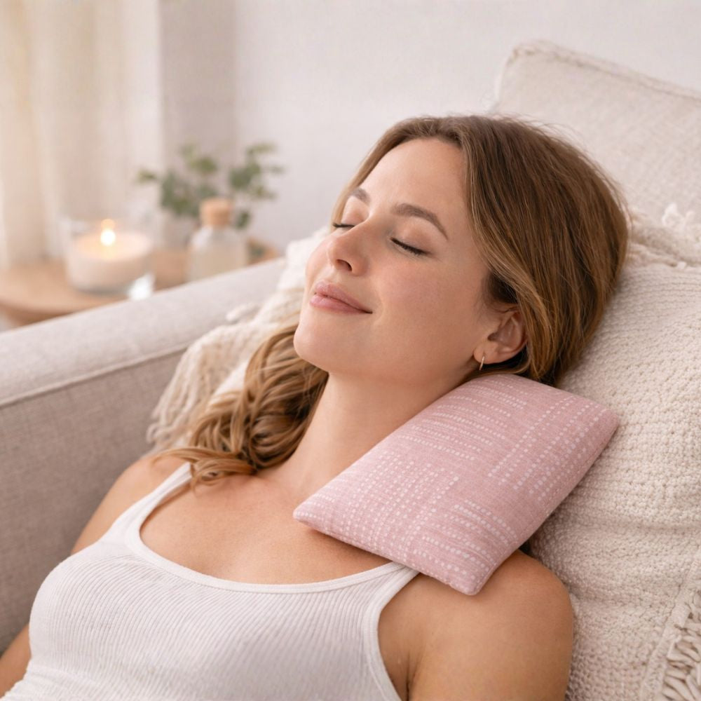 Guatero de semillas, cuarzo, hierbas y aromaterapia - Mediano