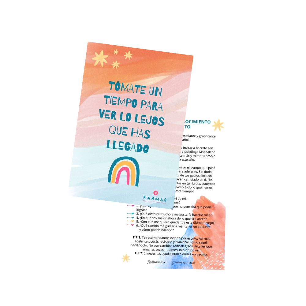 Postal Desafío de Autoconocimiento y Crecimiento personal