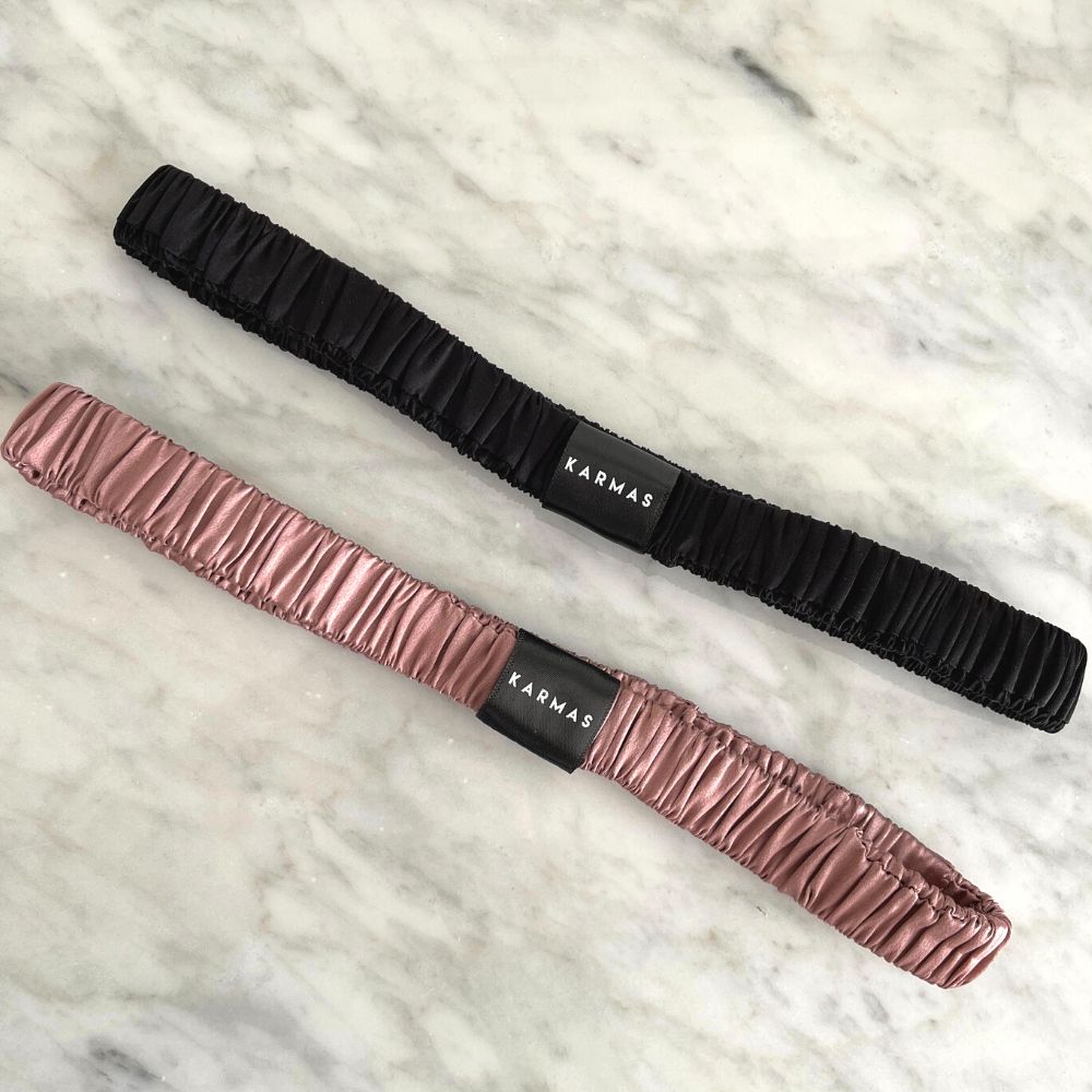 Cintillo delgado skincare de Seda Mulberry