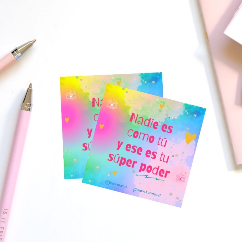 Imán frase positiva