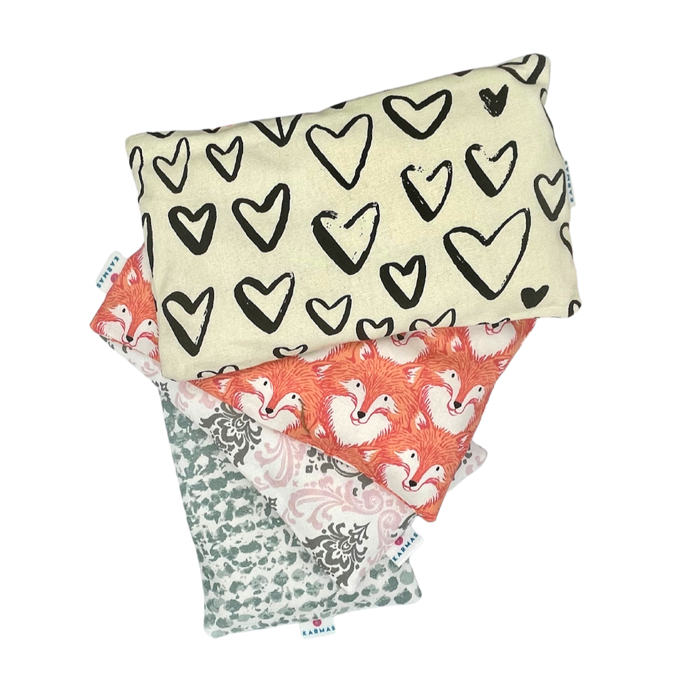 Guatero de semillas, cuarzo, hierbas y aromaterapia - Mediano