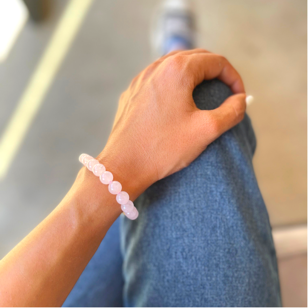 Pulsera Cuarzo Rosa Amor Propio
