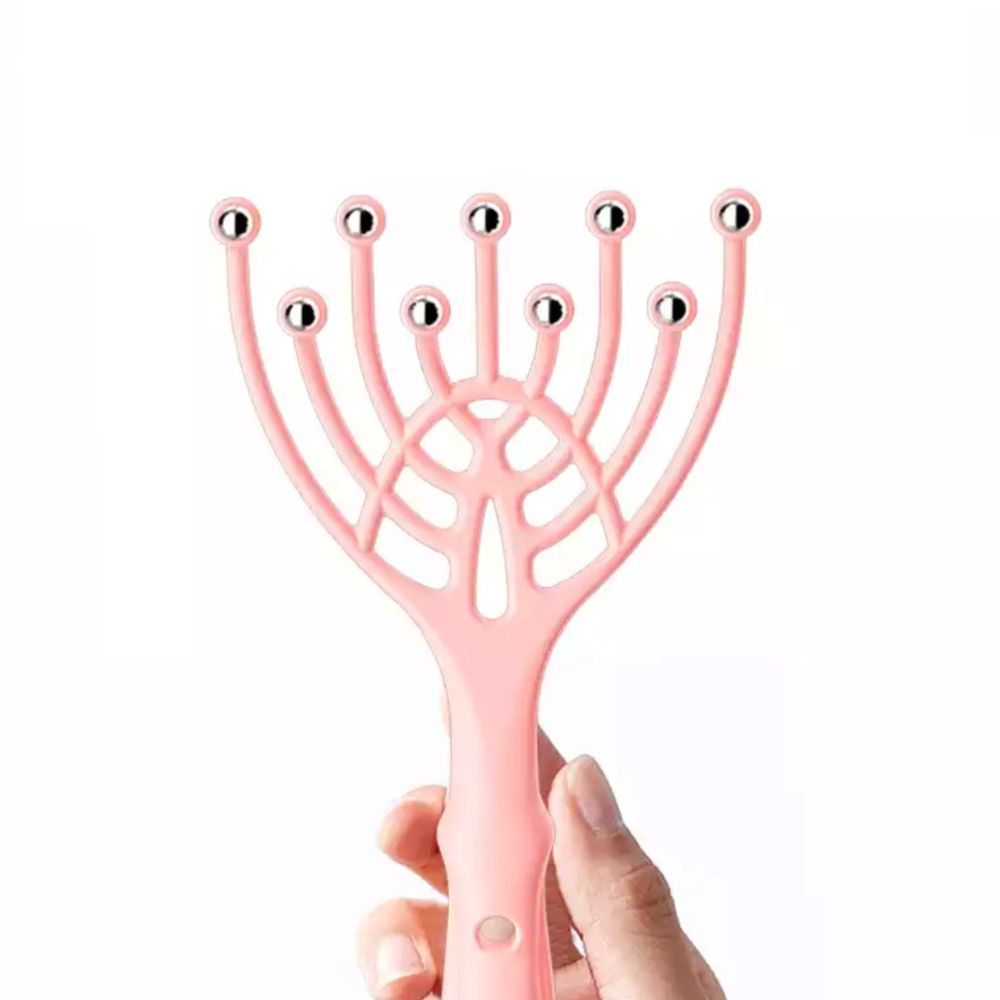 Masajeador de cabeza con 9 bolitas de acero para relajación