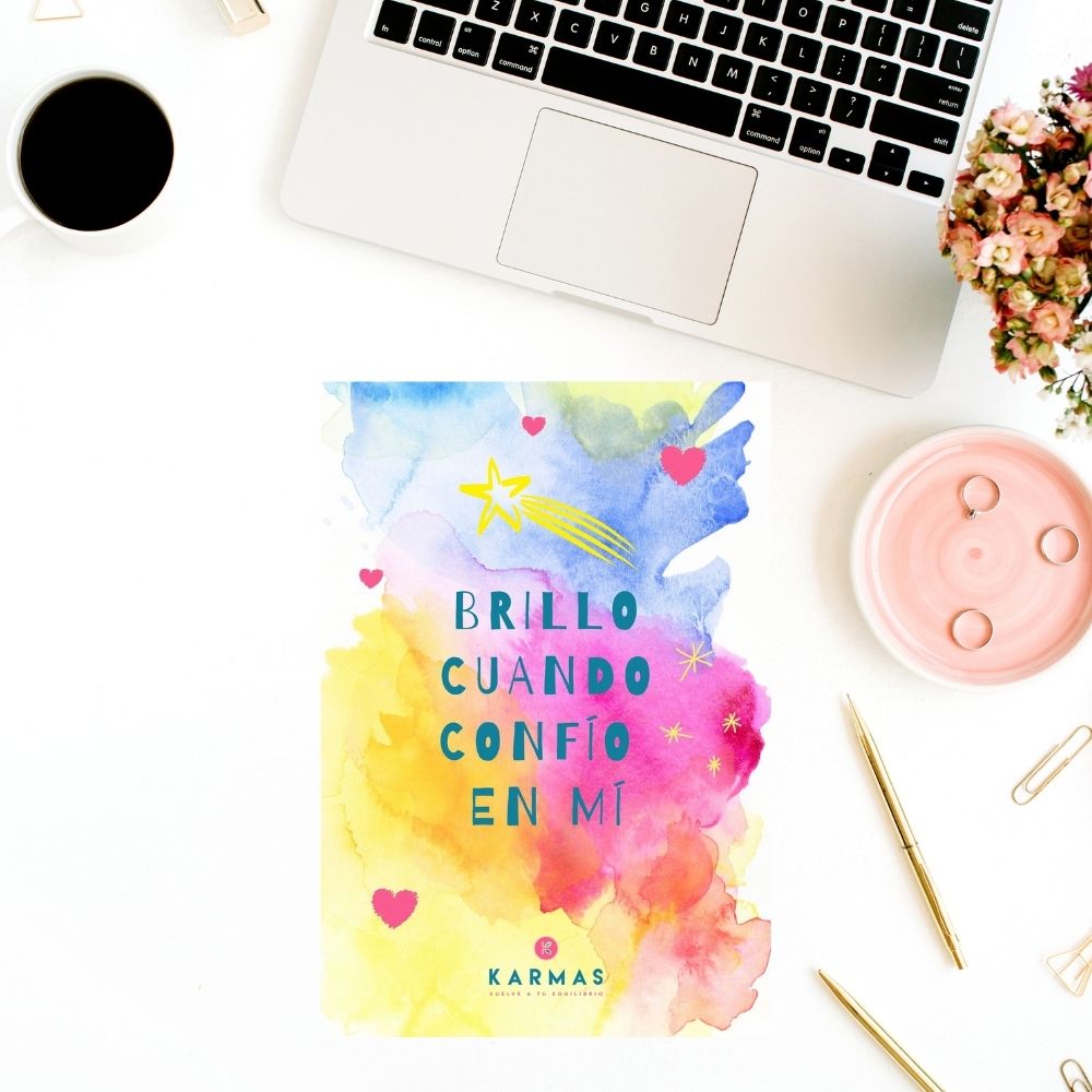 Postal con actividad "Mi propósito del mes"