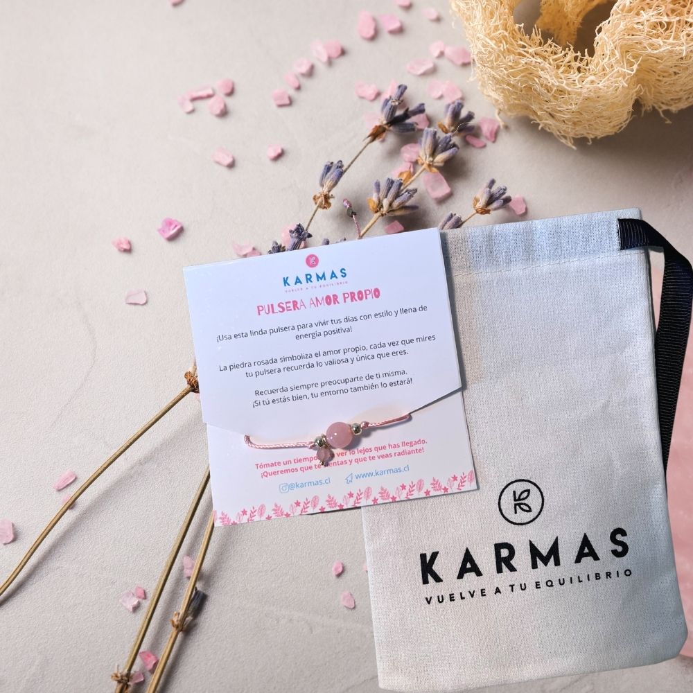 Pulsera Piedra Protección y Amor Propio