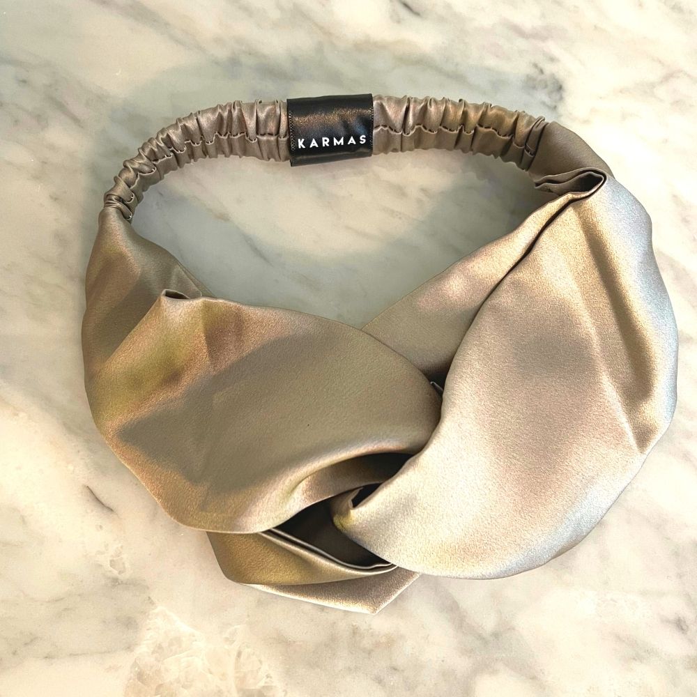 Cintillo Diadema de Seda Mulberry