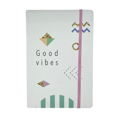 Libreta grande Good Vibes - tapa dura