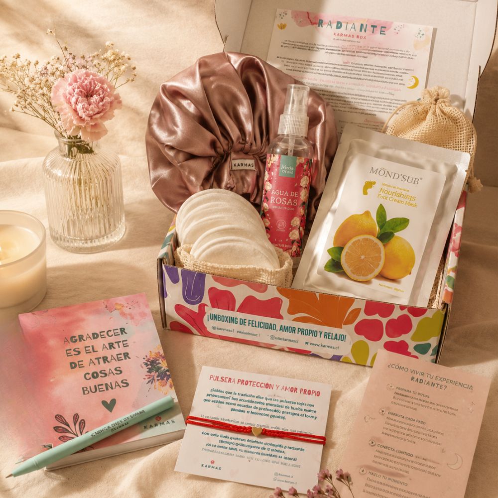Caja Radiante con turbante seda mulberry (+ de $63.000 en productos)