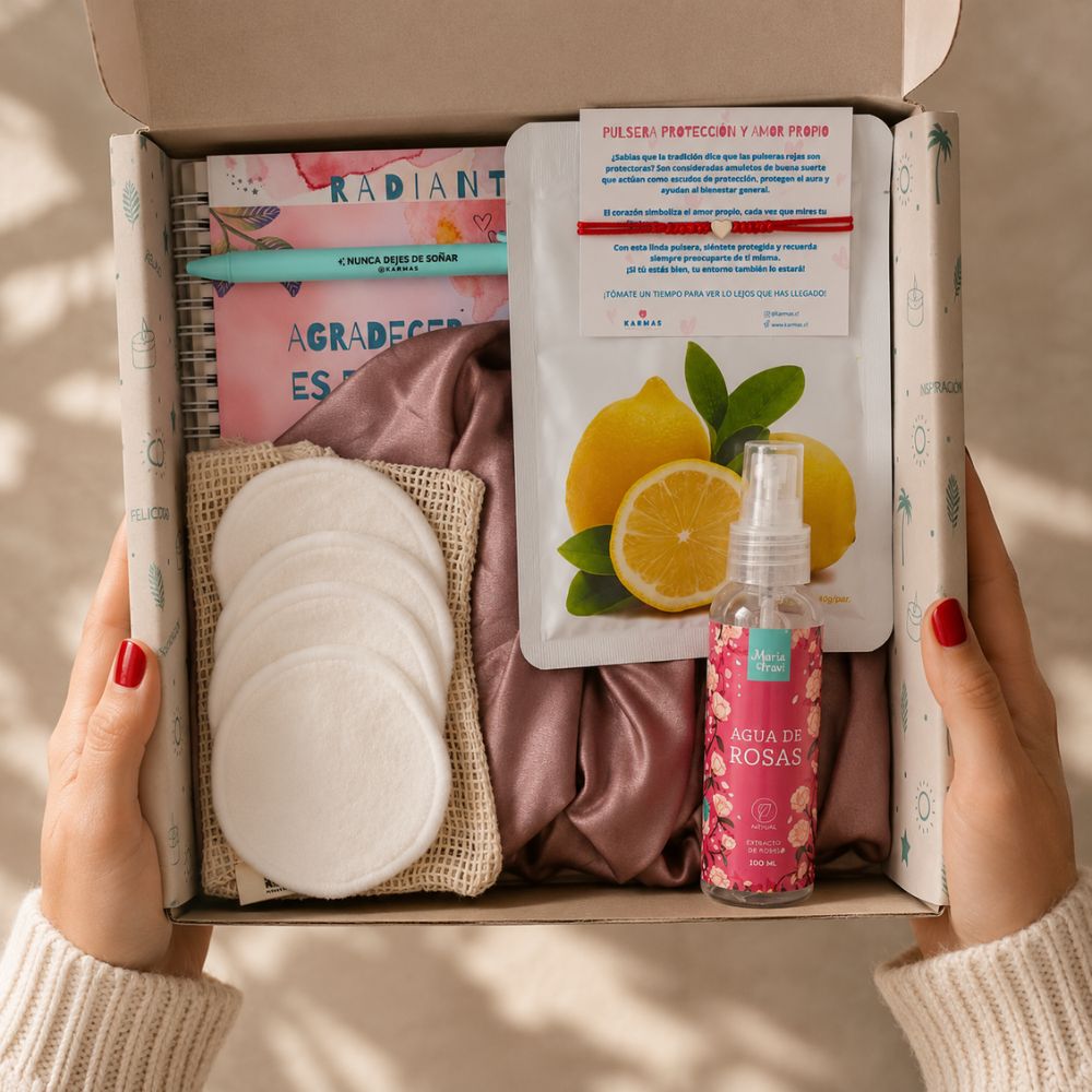 Caja Radiante con turbante seda mulberry (+ de $63.000 en productos)