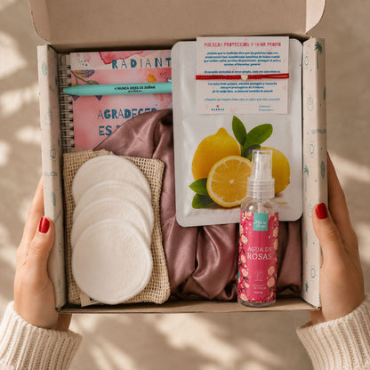 Caja Radiante con turbante seda mulberry (+ de $63.000 en productos)