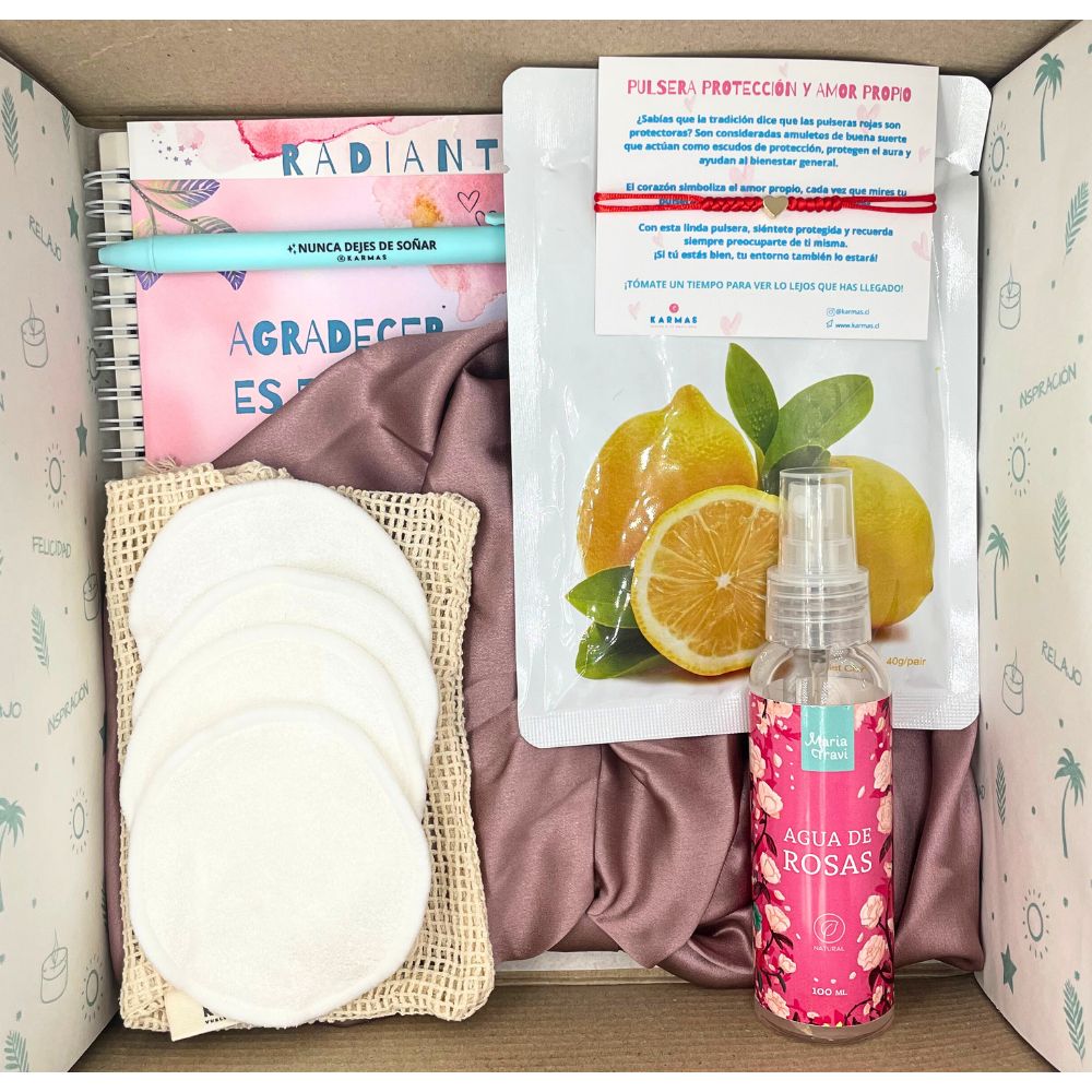 Caja Radiante con turbante seda mulberry (+ de $61.000 en productos)