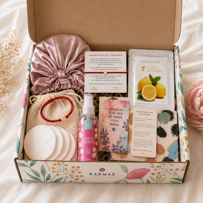 Caja Radiante con turbante seda mulberry (+ de $63.000 en productos)