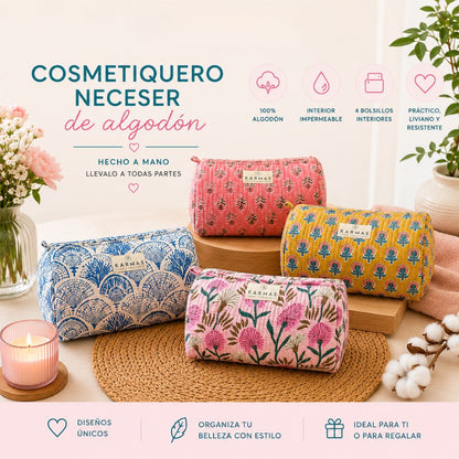 Cosmetiquero Neceser Algodón