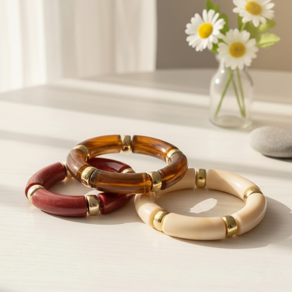 Pack Pulseras Resina