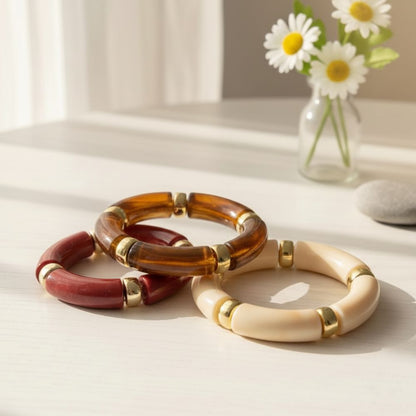 Pack Pulseras Resina