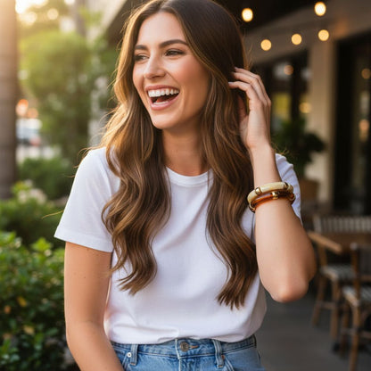 Pack dos Pulseras gruesas de Resina