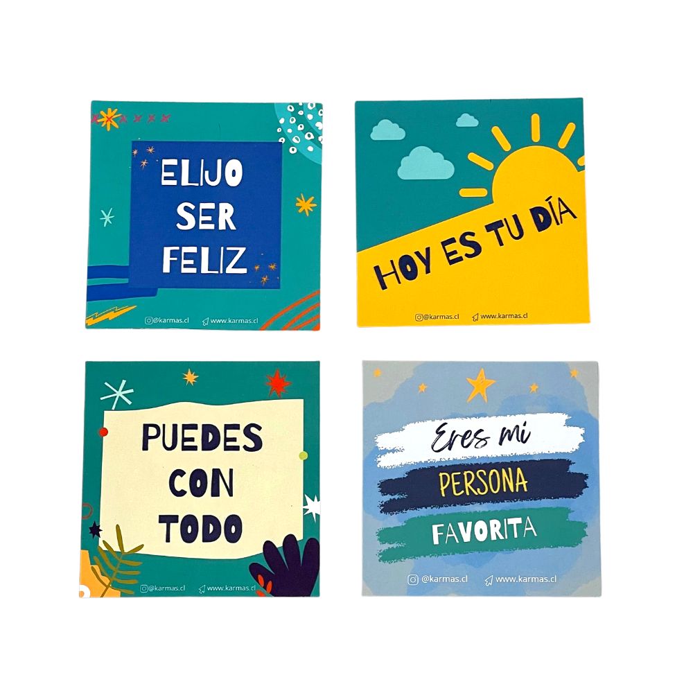 Imán frase positiva (unisex)