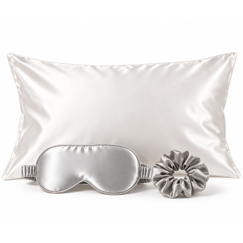 Pack Ritual de Seda | Funda, Antifaz y Scrunchie