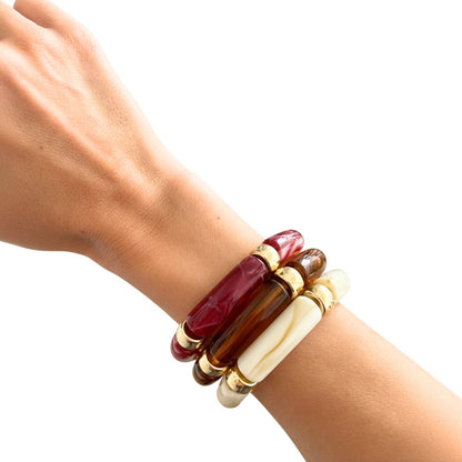 Pack Pulseras Resina