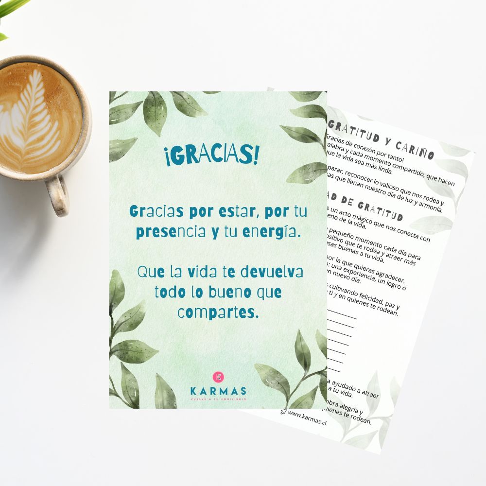 Postal Gracias (unisex)