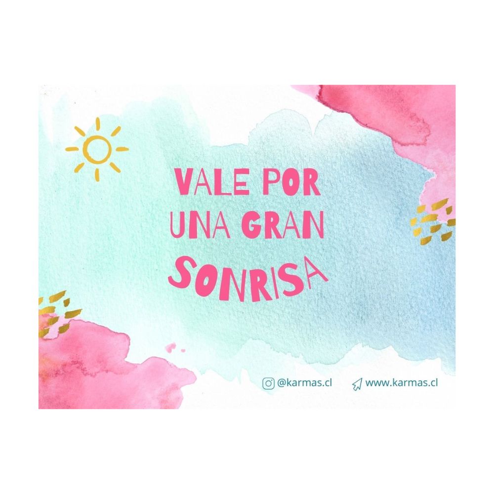 Tarjeta Vale Por