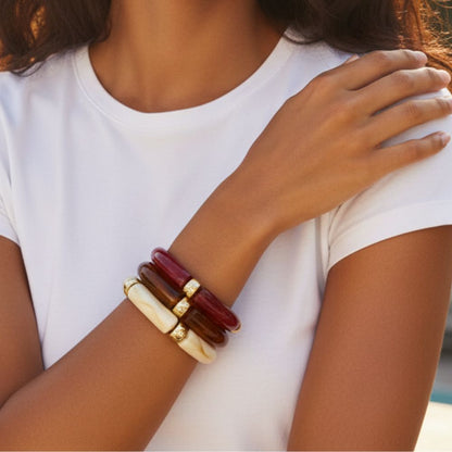 Pack Pulseras Resina