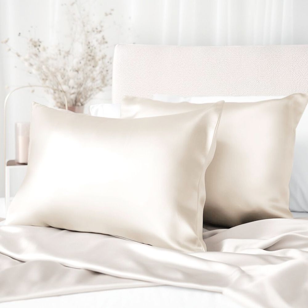 Pack Doble Funda de Almohada Seda Mulberry (2 unidades)