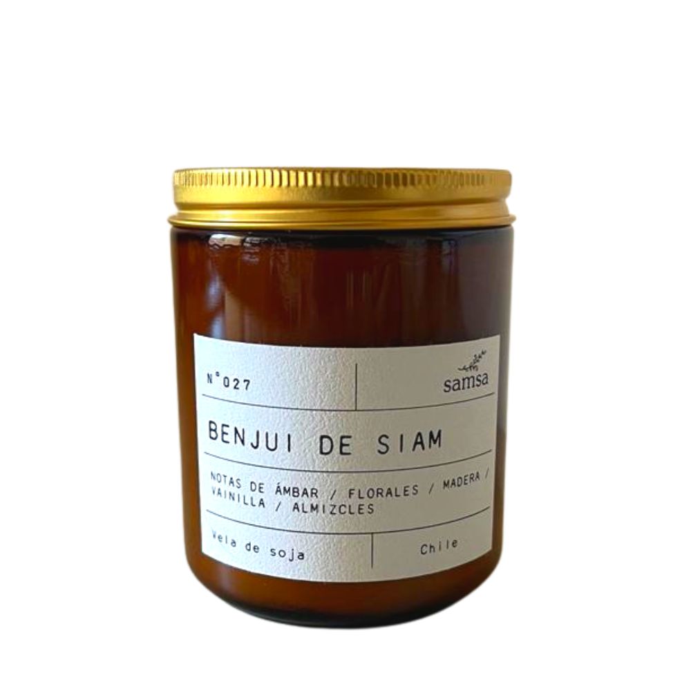 Vela aromática de cera de soya 100 grs