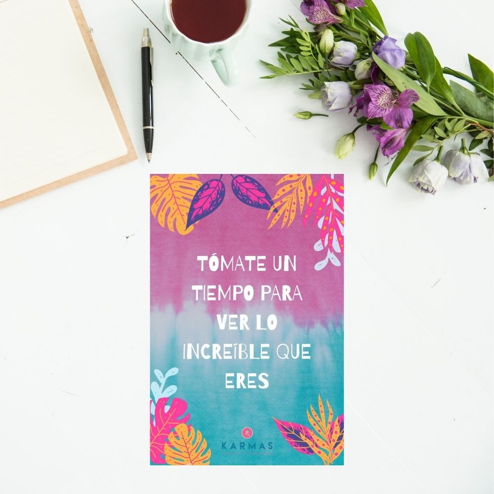 Postal Carta de amor para mí
