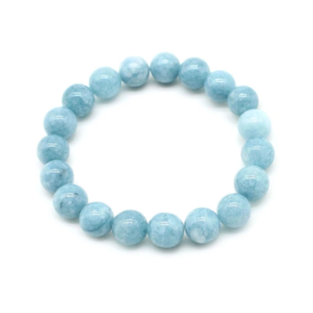 Pulsera Aguamarina piedra de la felicidad y calma