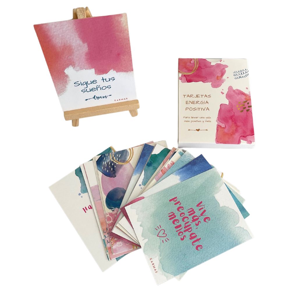 Tarjetas Energía Positiva + Atril